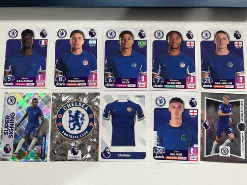 10 x PANINI PREMIER LEAGUE 2024 STICKER CHELSEA u.a. COLE PALMER