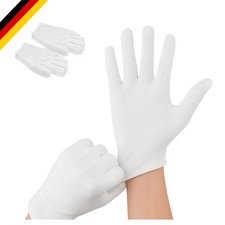 Set Baumwollhandschuhe atmungsaktiv waschbar für Haus, Kosmetik, Spa, Schmuck