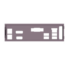 Asus D500TD Main BD I/O Shield, 3D Printed, IO Backplate