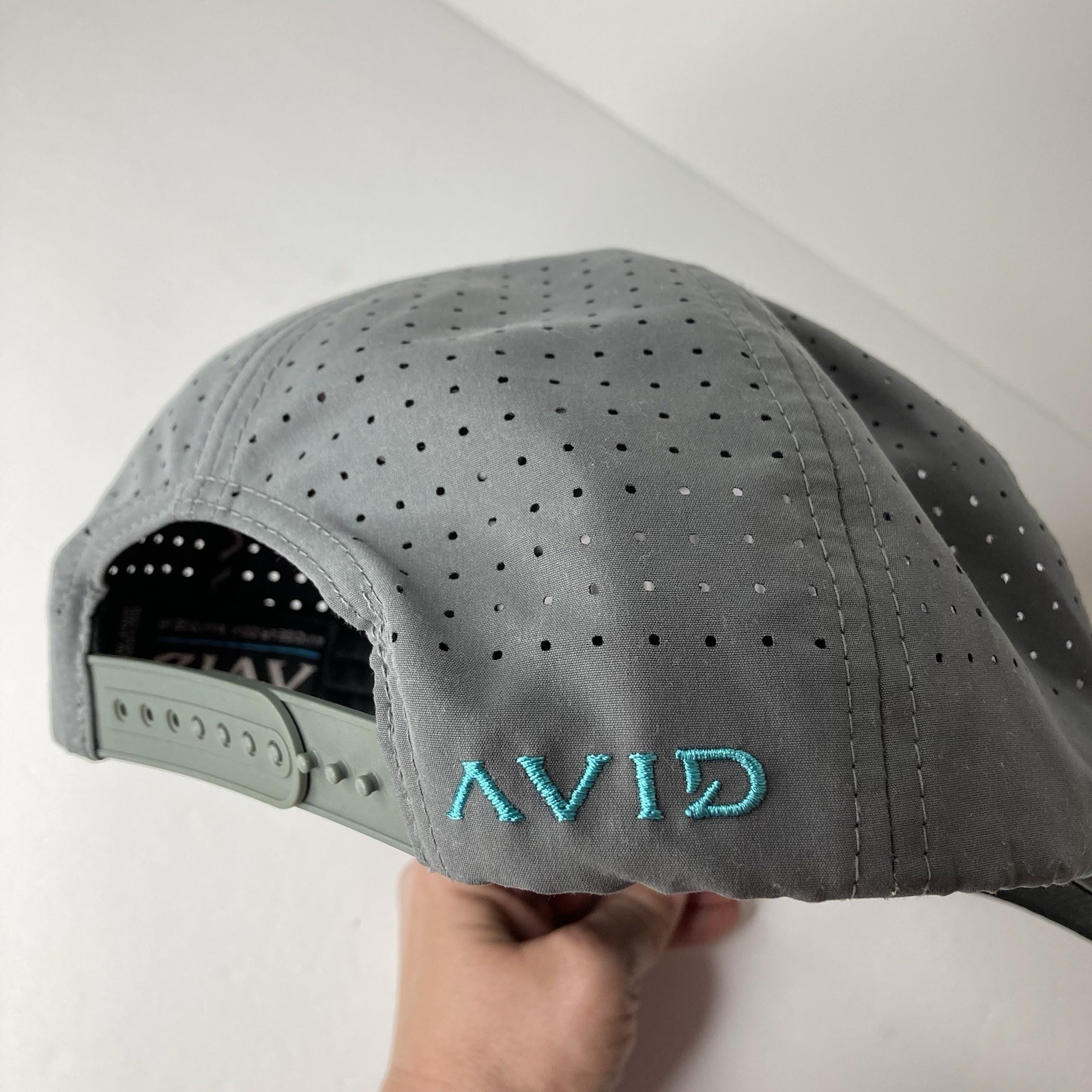 Avid Hat Cap Gray Snapback Performance Adjustable… - image 9