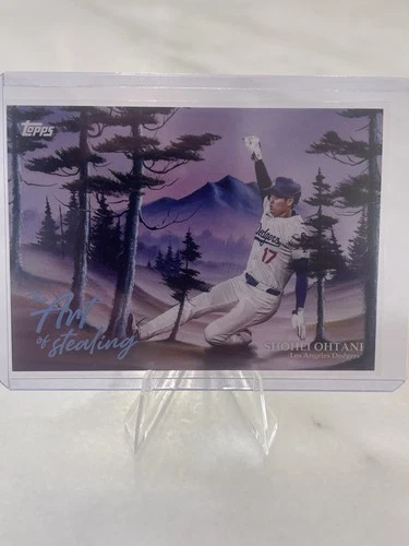 2025 Topps X Bob Ross the Joy of Baseball - The Art of Stealing Shohei Ohtani...