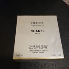 CHANEL COCO MADEMOISELLE 3 x 20ml TWIST & SPRAY EAU DE PARFUM NEW  BOXED