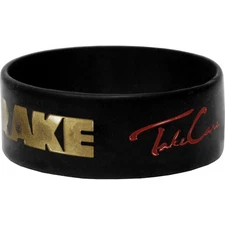 Men's Drake Take Care Rubber Bracelet Black