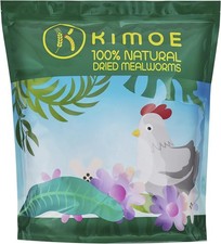 kimoe Non-GMO Bulk Dried Mealworms 5lbs Bag for 5 Pound Pack of 1 , Basic
