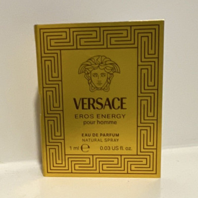 Versace Eros Energy pour homme Eau de Parfum Spray 1ml Sample sprayed only twice