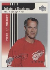 2002 Upper Deck Piece Of History 1870/2999 Gordie Howe Mr Hockey #112 HOF 0h6x