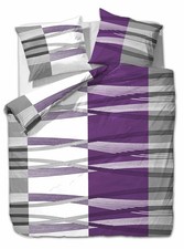 Bettwäsche Seersucker Microfaser Bettwäsche Set Karo Streifen Design etérea Sets