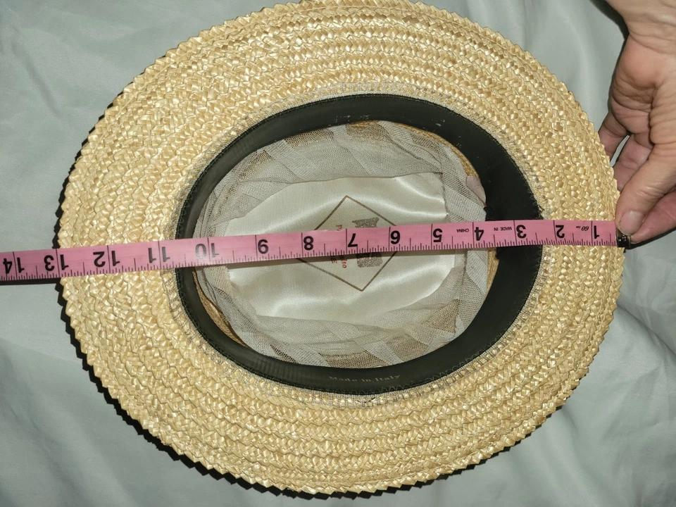 Vintage Hat Mens ITALY Venice Hat  PONTE RIALTO - Image 3 of 4