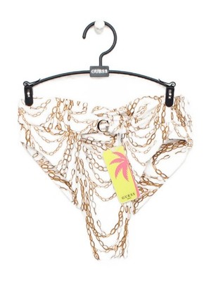 Guess High Waist Bikinihose in Weiß UVP 65£