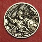 HOBO Buffalo Nickel Medieval Warrior Real US Nickel