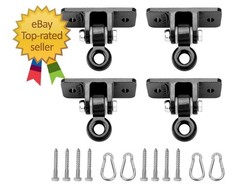 Heavy Duty Swing Hangers Swing Set Hardware Playground Porch Yoga Seat Trapeze W