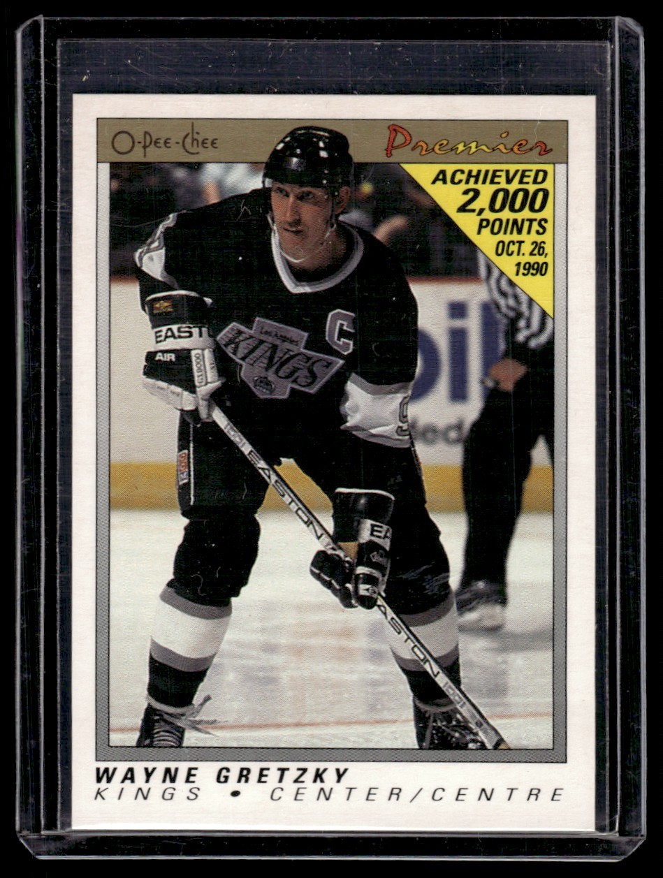 1990-91 O-Pee-Chee Premier Wayne Gretzky Los Angeles Kings #38