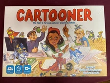 Cartooner Board Game - Game of Drawing Comics - Mangaka Compatible