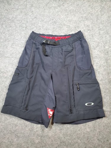 VTG Y2K Oakley Software Lined MTB Padded Mountain Bike Shorts Mens Small Cargo