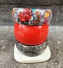 4 Vintage Chunky Bangle Bracelets. 1 Ed Hardy. 1 Bakelite? — photo 3
