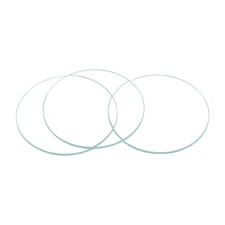 8Pcs, 36mm Dia Watch Glass Crystal Lens Single Dome Round 1.5mm Edge Thickness