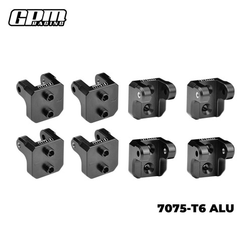 GPM 7075-T6 Alu Front & Rear Upper Shock Mount For LOSI 1/8 LMT 2.0 Grave Digger - Picture 2 of 13