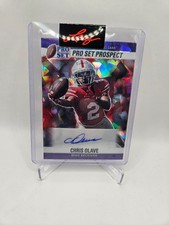 2022 Leaf Pro Set Metal - Autographs Chris Olave #90-CO1 Purple.. # 04/20.