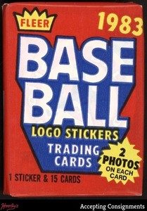1983 Fleer Baseball Sealed Wax Pack -  Ryne Sandberg Tony Gwynn RC Rookie ?