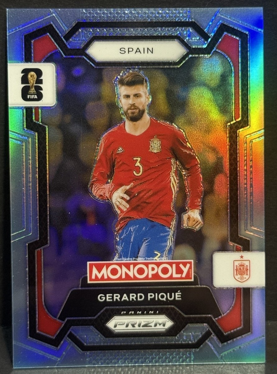 2026 Panini Prizm Monopoly FIFA World Cup Spain Gerard Pique Light