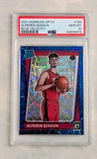 2021-22 Panini Donruss Optic ALPEREN SENGUN RC #169 Blue Velocity PSA 10 Rockets