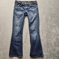 Citizens of Humanity Jeans 27 Ingrid 002 Stretch Low Waist Flare Denim Blue USA