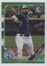 2019 Bowman Chrome Prospects Green Refractor 83/99 Logan Allen #BCP-19 ok2