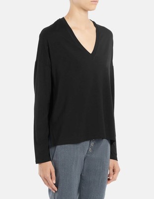 Dondup Women's nero Long-sleeve blouse Size XS-S