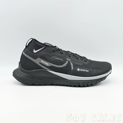 Nike React Pegasus Trail 4 GTX Black/Grey/Reflective Silver DJ7929-001 - Size 6