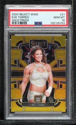 2024 Panini Select WWE Concourse Gold Prizm 2/10 Eve Torres #21 1fl4