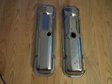 1962-66 Pontiac Gto Super Duty Catalina 326 389 421 Chrome Valve Covers