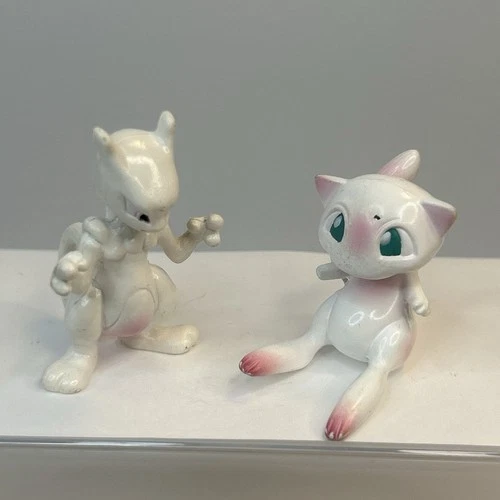 Mewtwo + Mew Pokémon Vintage TOMY Figure 1990s Nintendo C.G.T.S.J. #91