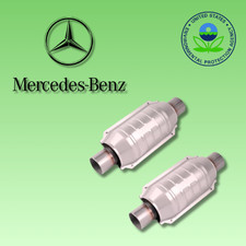 For All Mercedes-benz Catalytic Converter 2 Pack Direct Flow Epa Approved