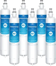 Waterdrop Refrigerator Water Filter, Replacement for GE® RPWFE (With Chip), 6