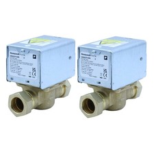 2 x Honeywell V4043H1056 - 2-Port Motorised Zone Valve 22mm V4043H1056 Options