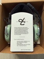 David Clark H10-13S Stereo Aviation Headset Dual Plug 40422G-01 Lightly Used