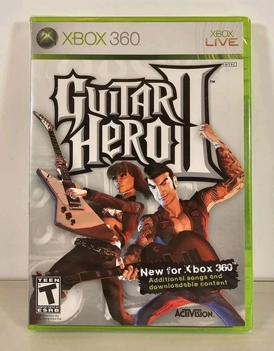 Brand New Guitar Hero II Xbox 360 NEW Sealed Factory Wrap Authentic Complete