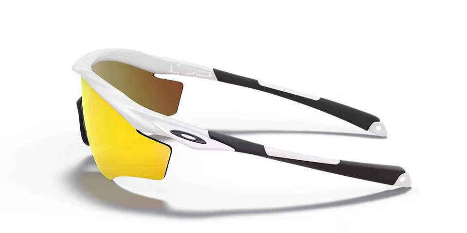 Oakley M2 Frame XL Polished White / Fire Iridium Sunglasses OO9343-05 - Image 3 of 4