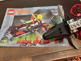 Lego 4797 Alpha Team Misson Deep Sea Parts and Instruction Manual