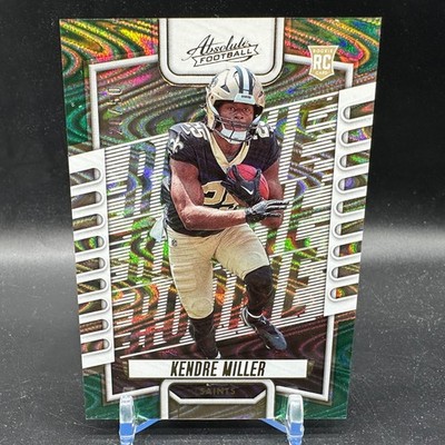 Kendre Miller Rookie Green Waves /50 2023 Panini Absolute 125 New Orleans Saints