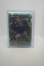 2023 Topps Chrome - Ethan Small #46 Aqua Refractor /199 (RC)
