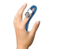 Aluminum Finger Brace For Jammed Injured Finger Baseball Finger Splint MEDIUM