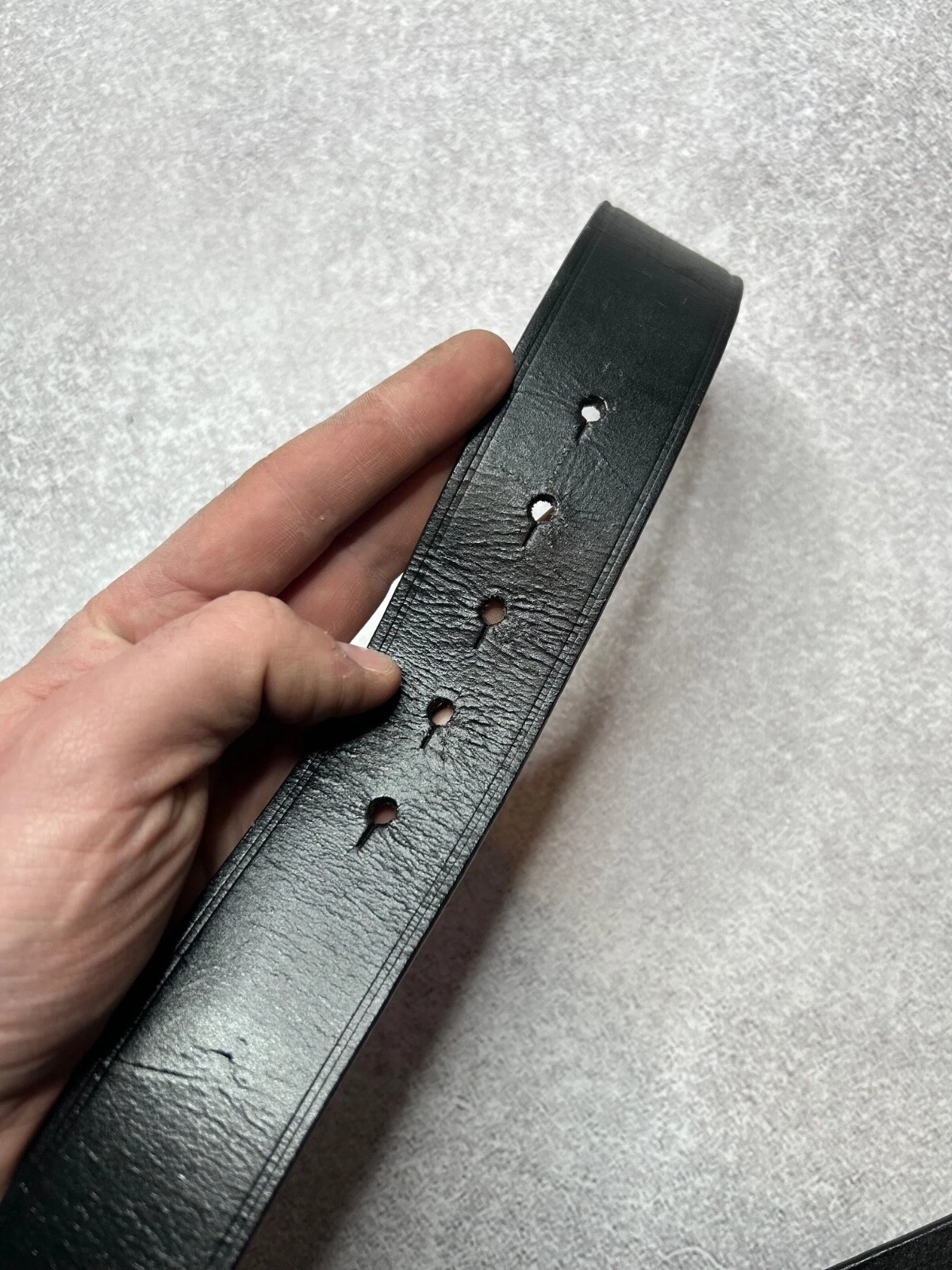 Cintura vintage Dsquared grande logo fibbia pelle nera lusso design Dsquared2