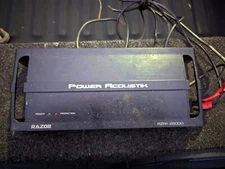 Power Acoustik 2500 Watt AMP and 2 12” Power Acoustik Speakers with all wiring 