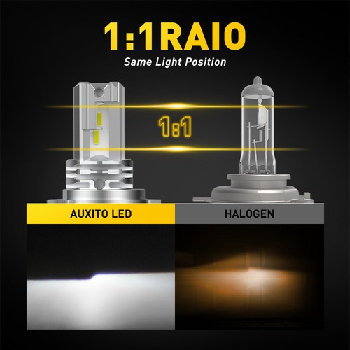 2X AUXITO H4 9003 HB2 24000LM LED Headlight High Low Beam 6500K Bulbs M4 - Picture 4 of 12