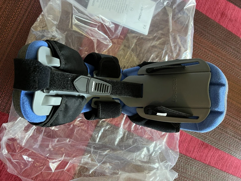 Férula nocturna dorsal Aircast (DNS) negra y azul grande/X-grande nueva Foto 3 de 3