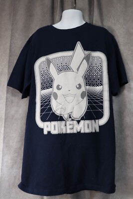 Pokemon Youth Boy's Blue Short Sleeve T-Shirt Pikachu Graphic