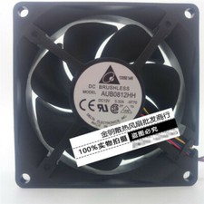 Delta 8025 8CM AUB0812HH DC12V 0.32A CPU case power cooling fan 4 wire
