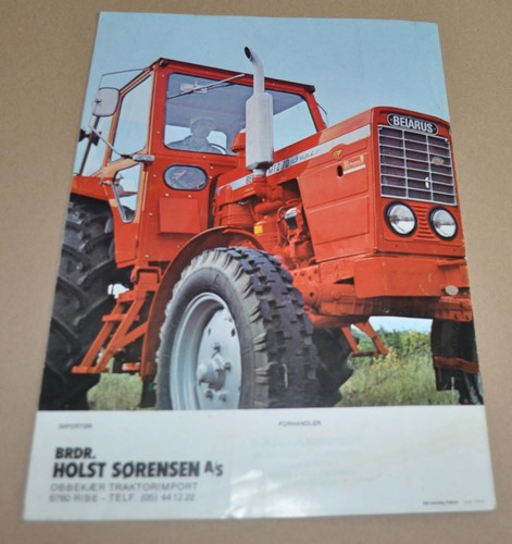 MTZ Belarus 70 80 Tractor Brochure Prospekt Norway Tractoroexport - Picture 5 of 5