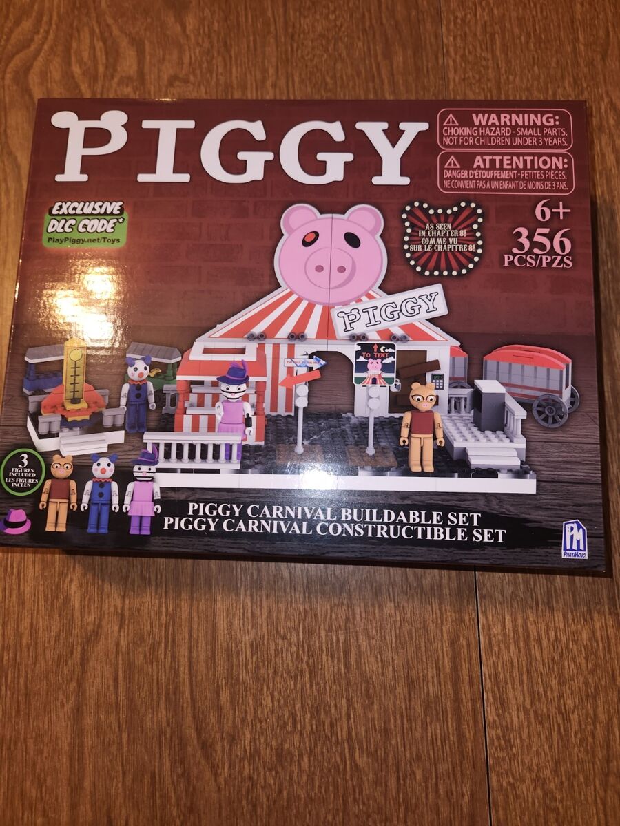 Piggy Roblox Carnival Buildable Building Set w/ Figures & DLC Code 356 Pcs  NIB